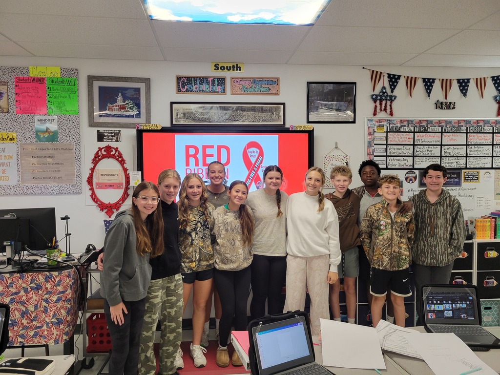 red ribbon week - camo day