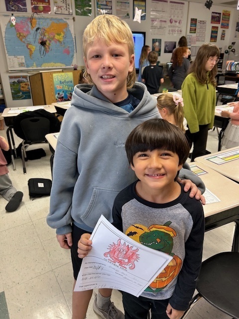 1st & 4th grade buddies