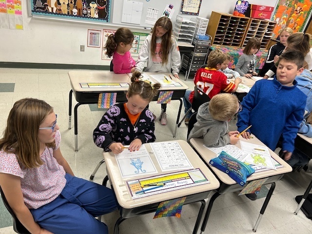 1st & 4th grade buddies