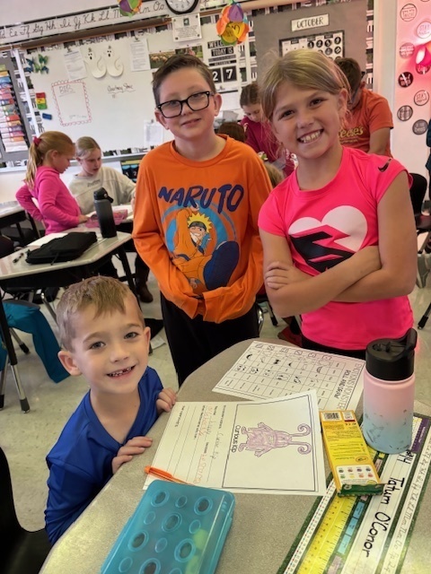 1st & 4th grade buddies