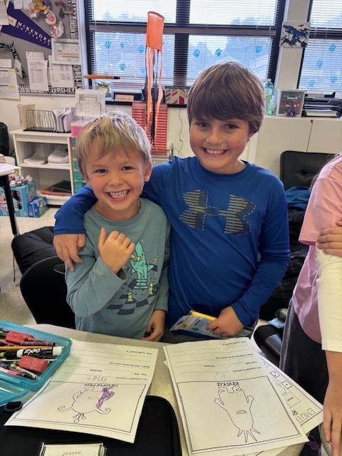 1st & 4th grade buddies