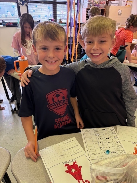 1st & 4th grade buddies