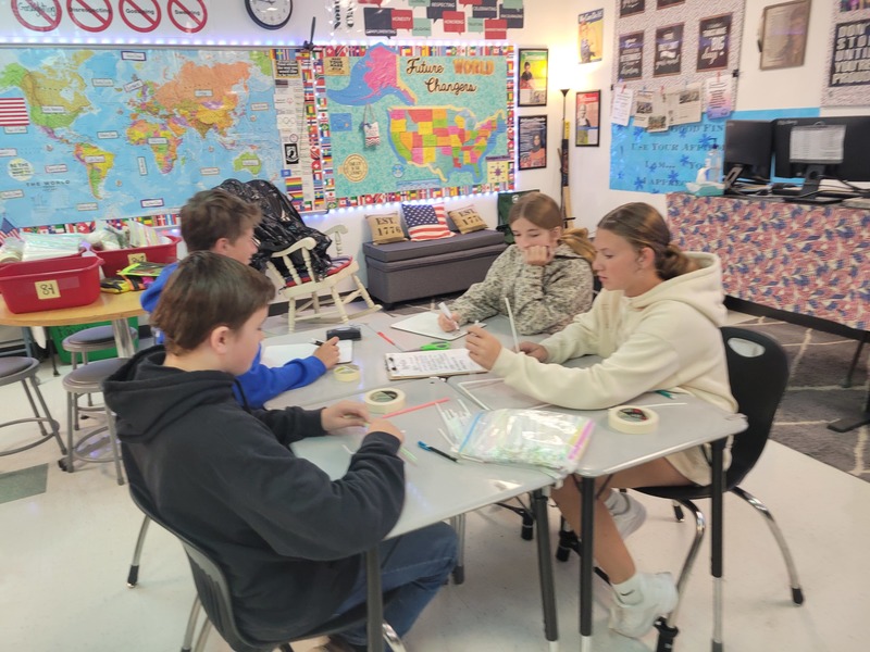 7th & 8th grade social studies activites