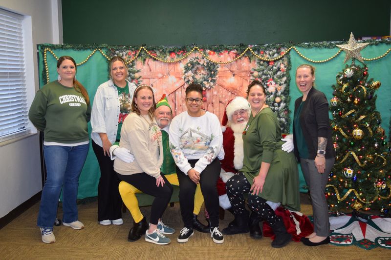 santa came to visit! 