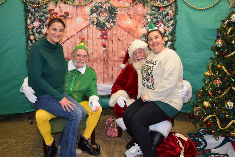 santa came to visit! 