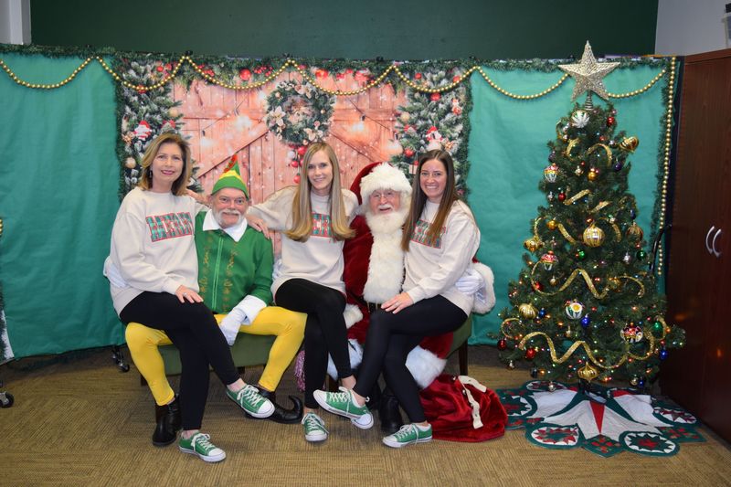 santa came to visit! 