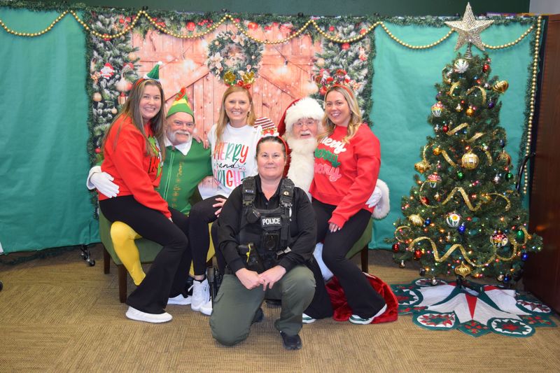 santa came to visit! 