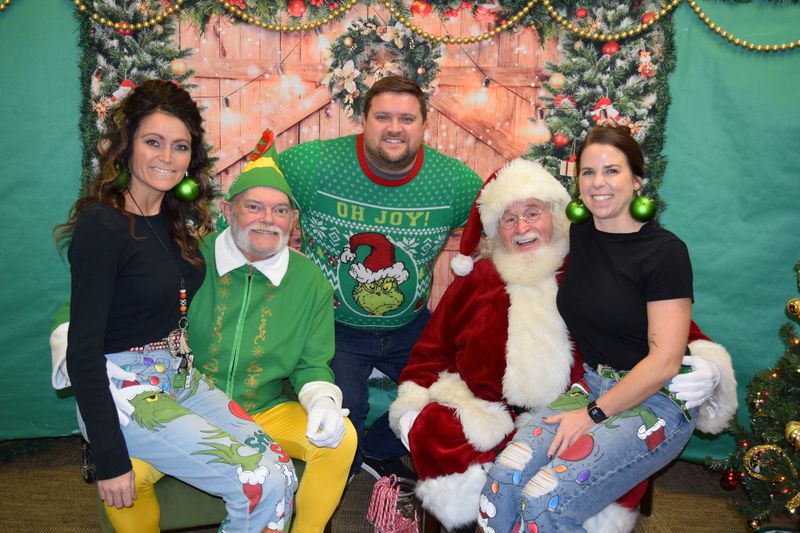 santa came to visit! 