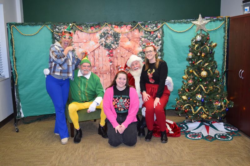 santa came to visit! 