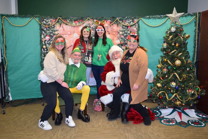 santa came to visit! 