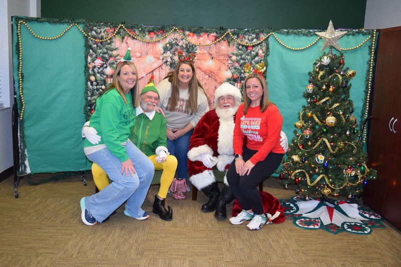 santa came to visit! 