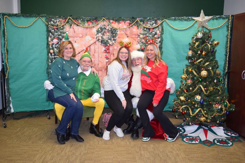 santa came to visit! 