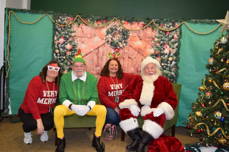 santa came to visit! 