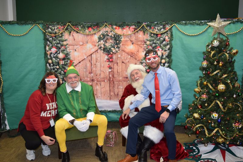 santa came to visit! 