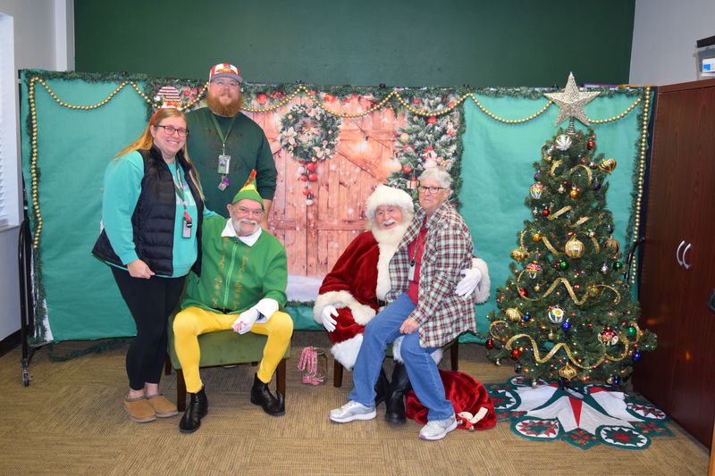 santa came to visit! 