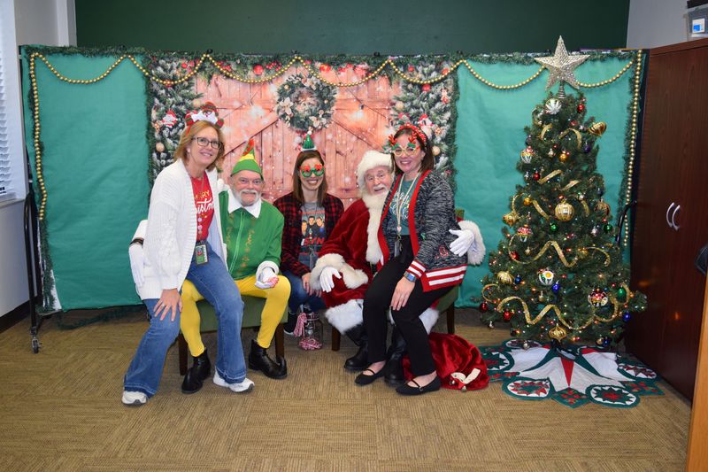 santa came to visit! 