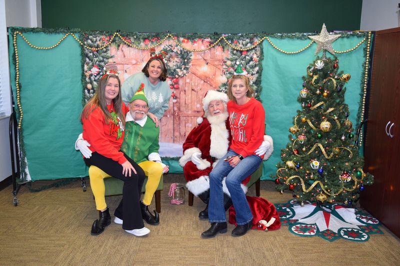 santa came to visit! 