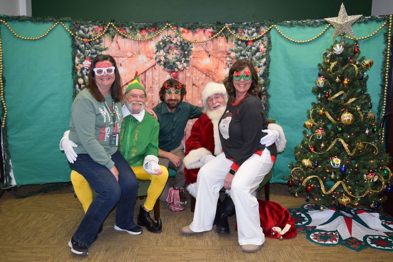 santa came to visit! 