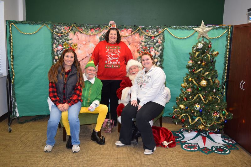 santa came to visit! 