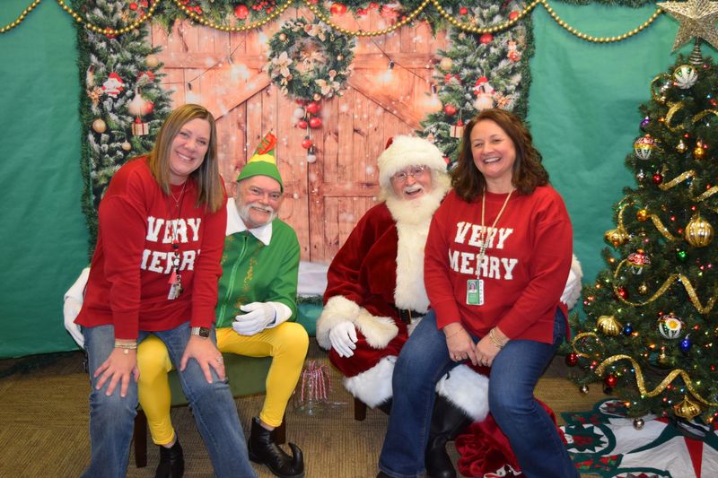 santa came to visit! 