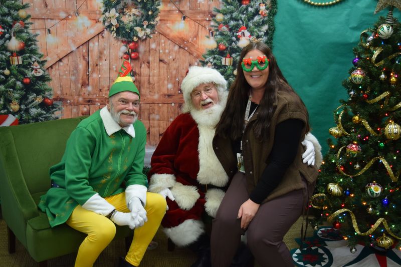 santa came to visit! 