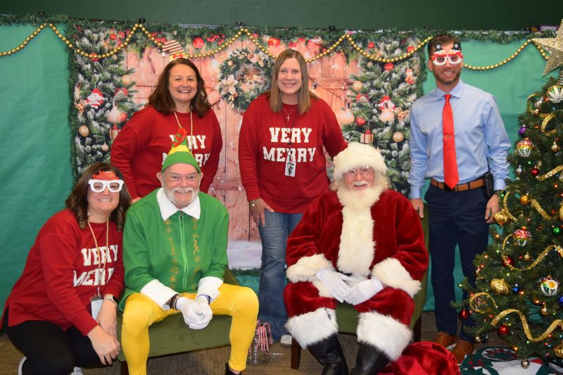 santa came to visit! 