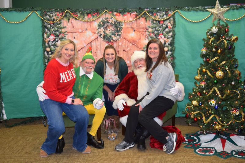 santa came to visit! 