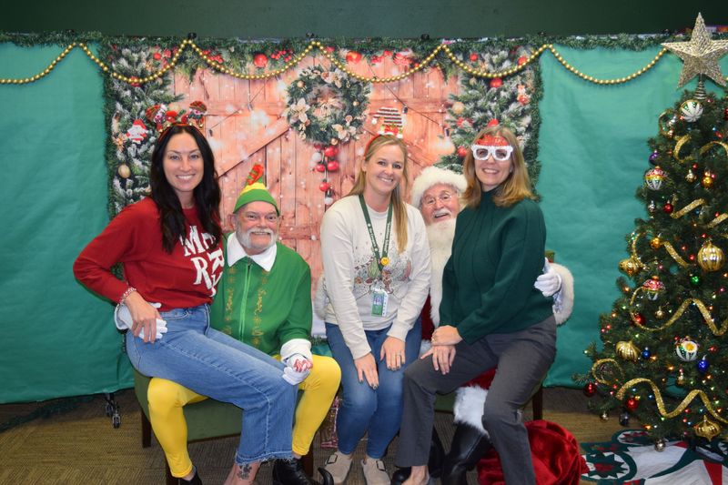 santa came to visit! 