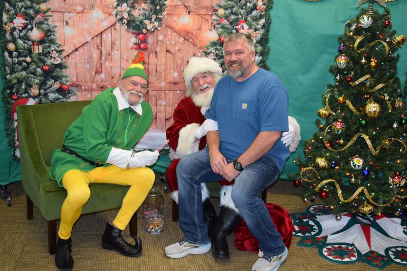 santa came to visit! 