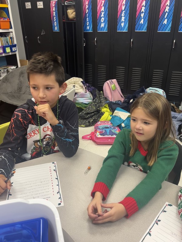 1st &  4th grade buddies