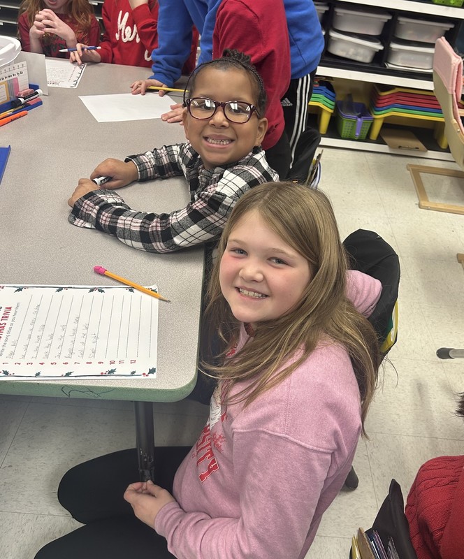 1st &  4th grade buddies