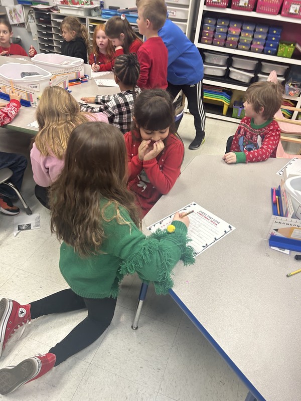 1st &  4th grade buddies