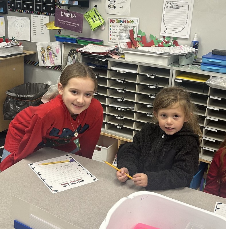 1st &  4th grade buddies