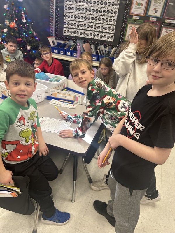 1st &  4th grade buddies