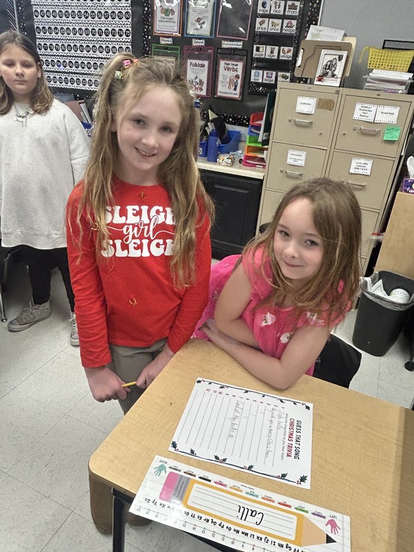 1st &  4th grade buddies