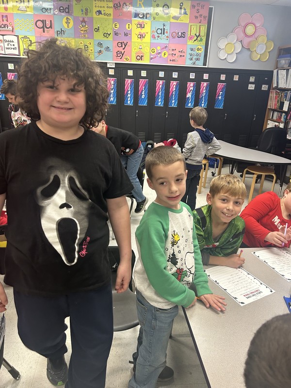 1st &  4th grade buddies