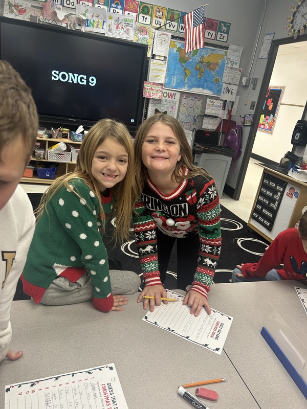 1st &  4th grade buddies