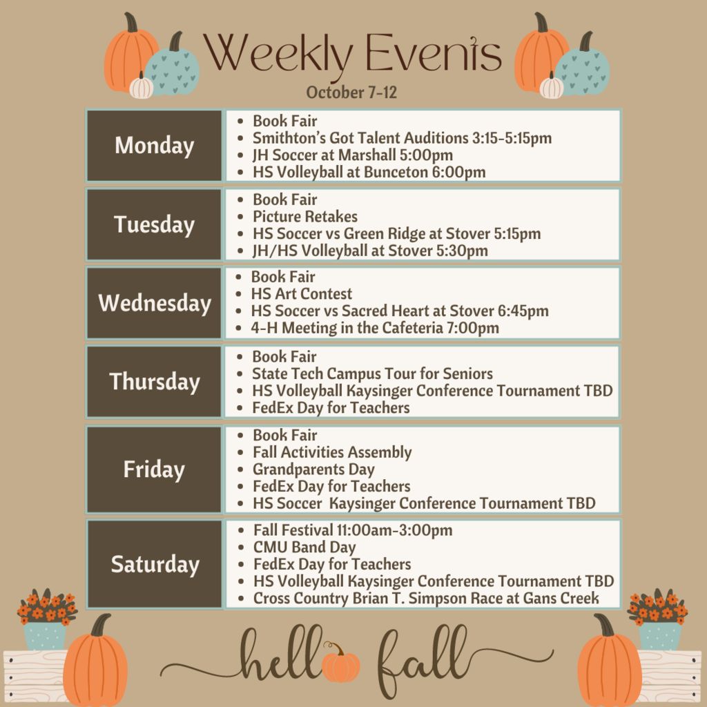 Upcoming Events
