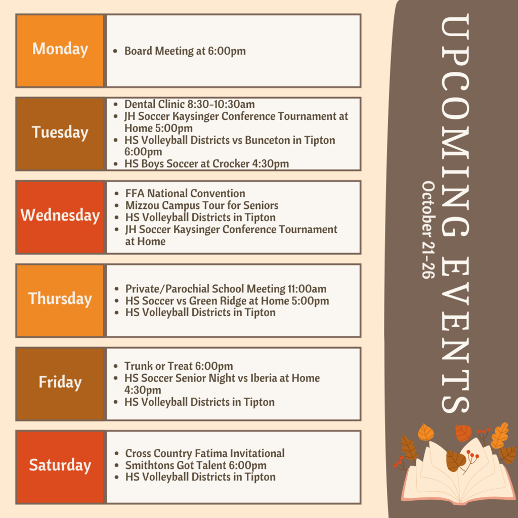 Upcoming Events