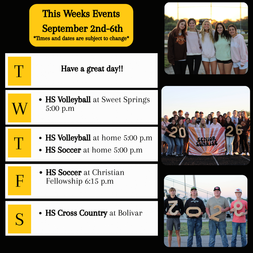 weekly events 
