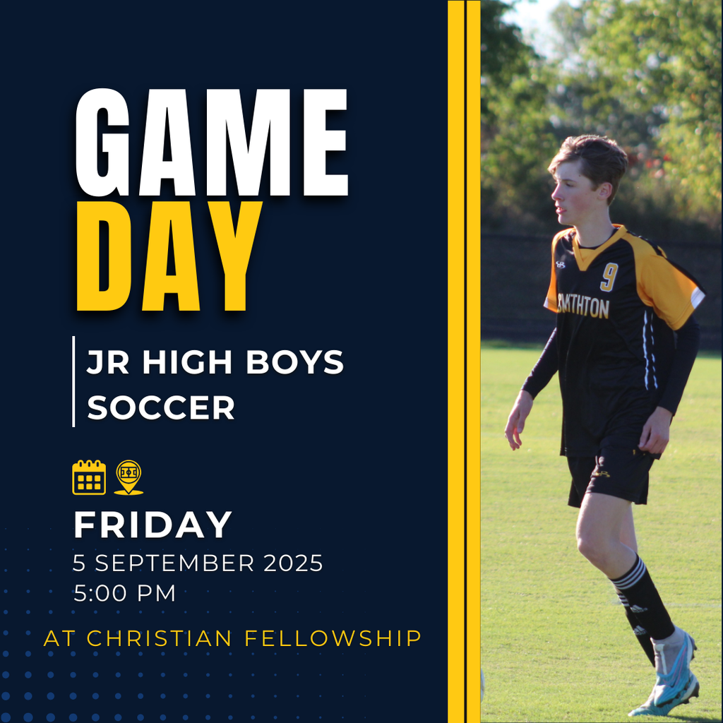 JH boys soccer game 