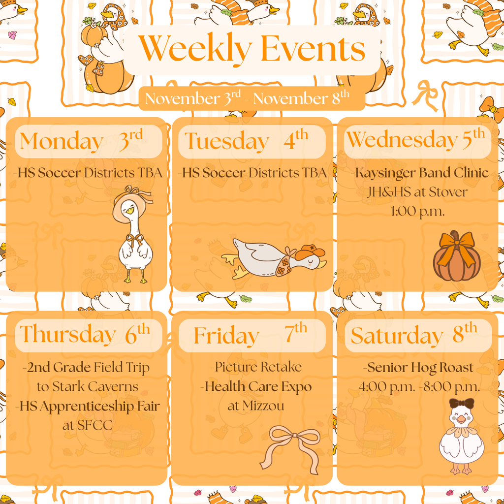 Weekly Events