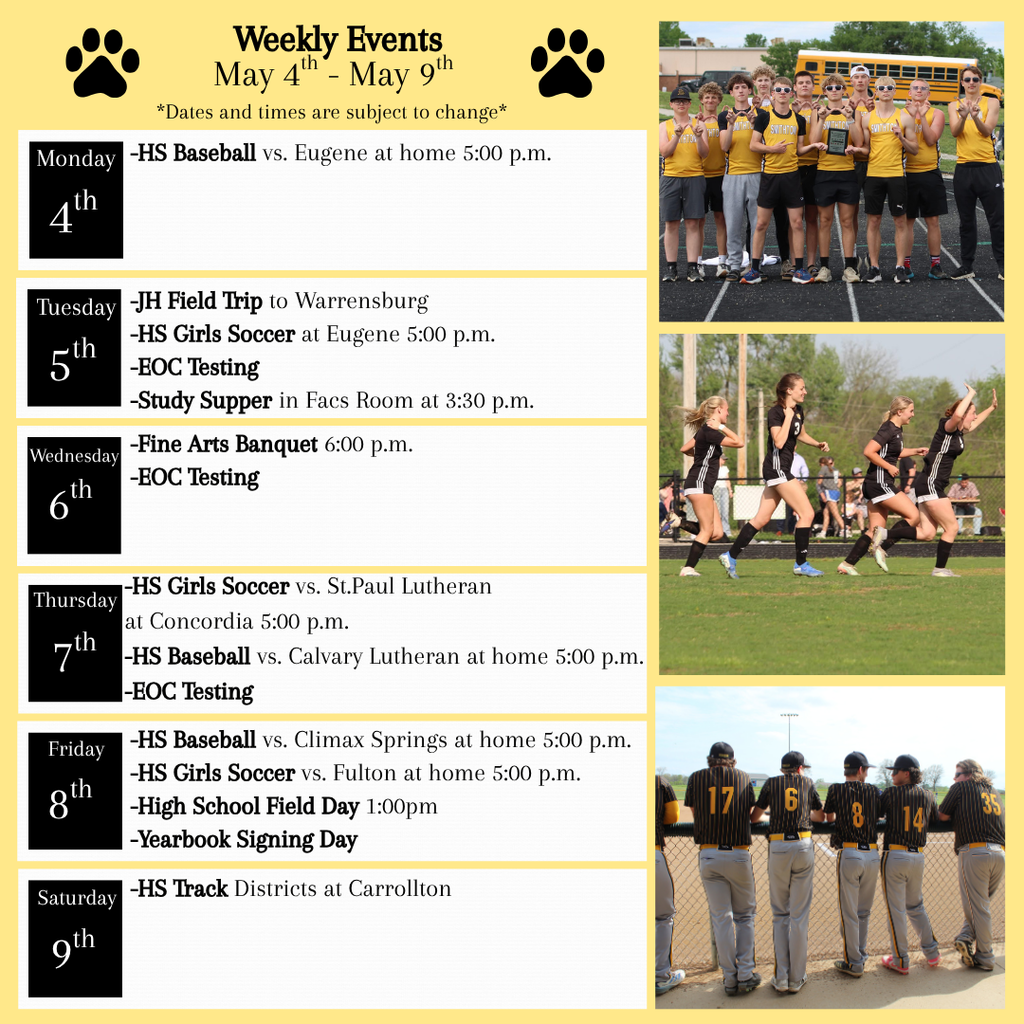 Weekly Events