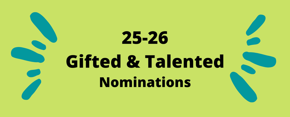 gifted and  talented 25-26