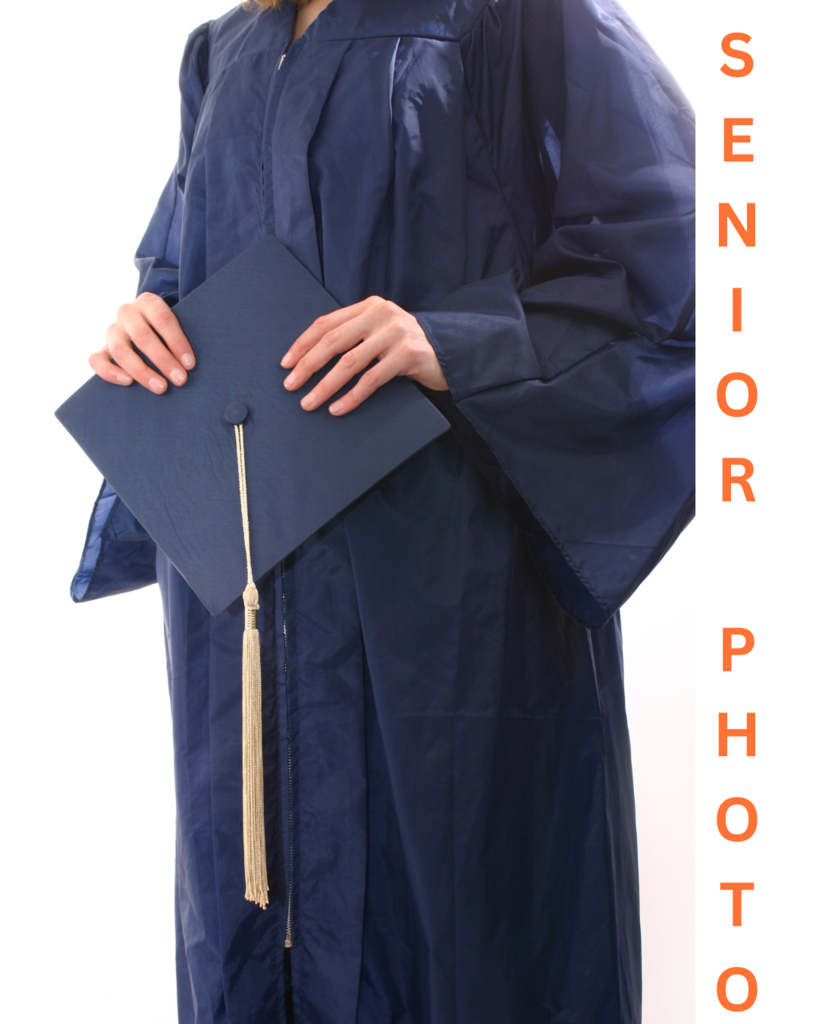 PERSON IN CAP AND GOWN