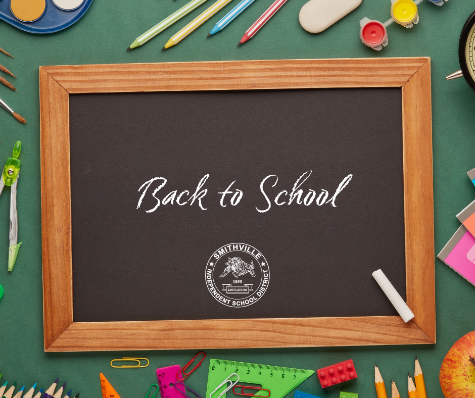 chalk board saying "back to school"