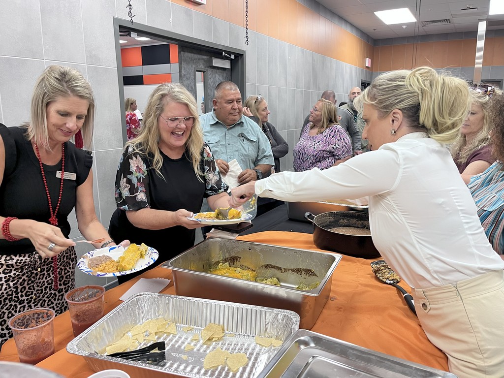feeding the new staff