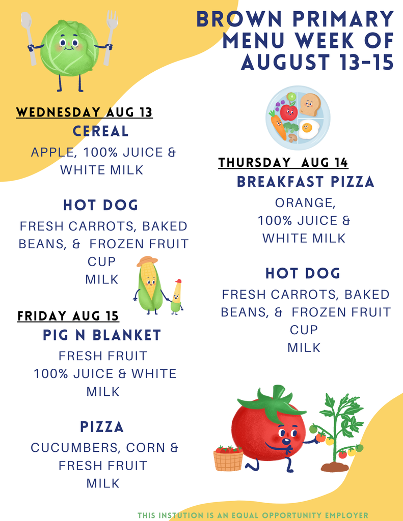 brown Primary menu