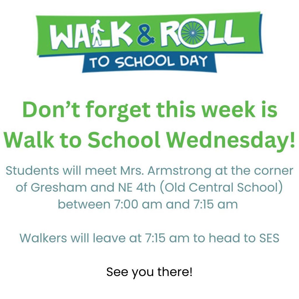 Walk to school reminder