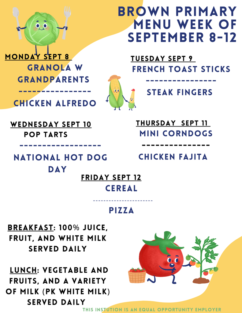 lunch menu